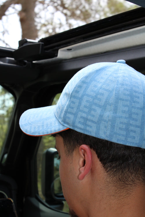 EUGENE denim monogram cap