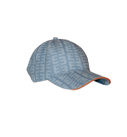 EUGENE denim monogram cap